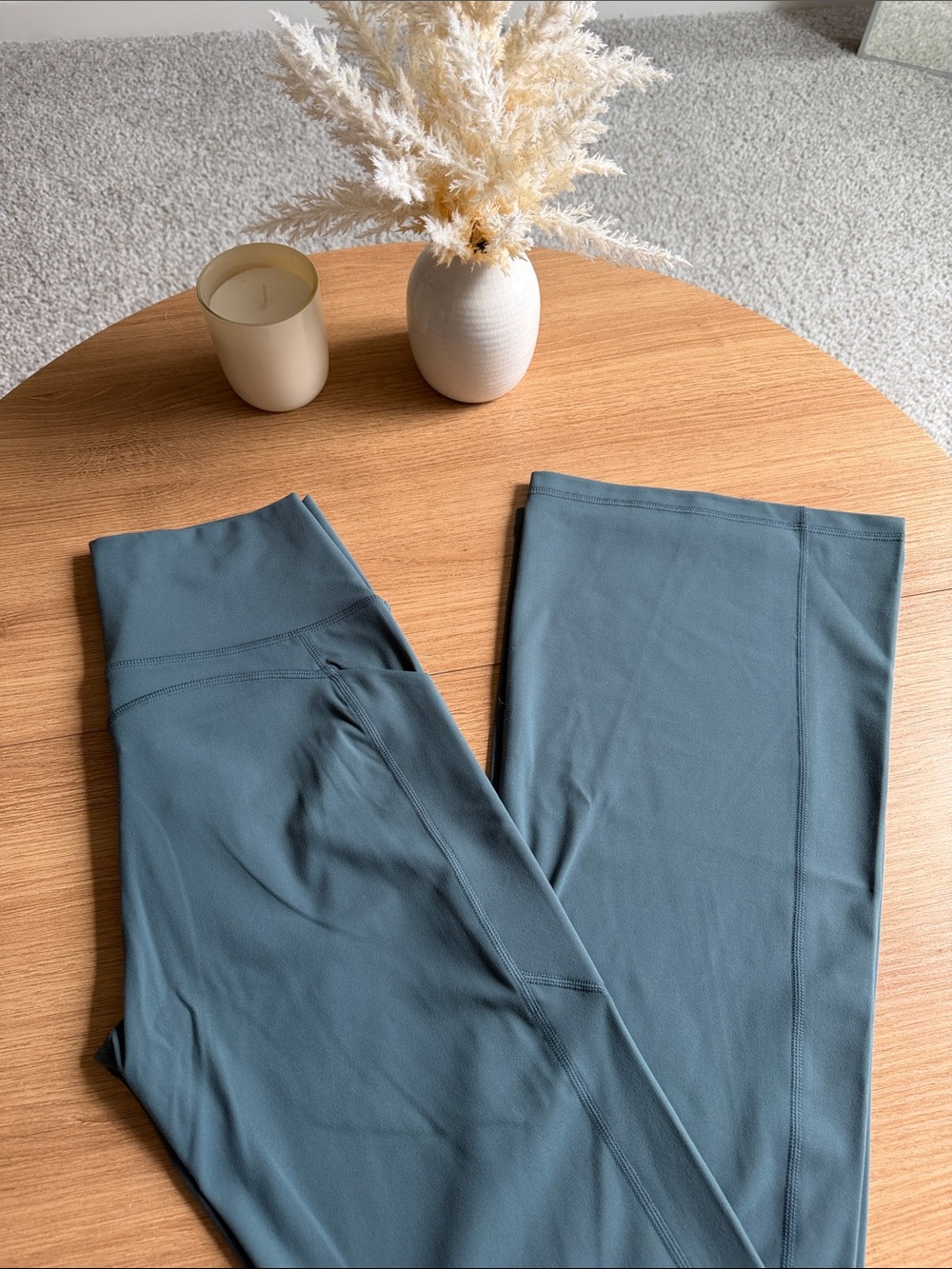 Fabletics Oasis PureLuxe High-Waisted Pocketed Kick Flare, Medium, Retail $95